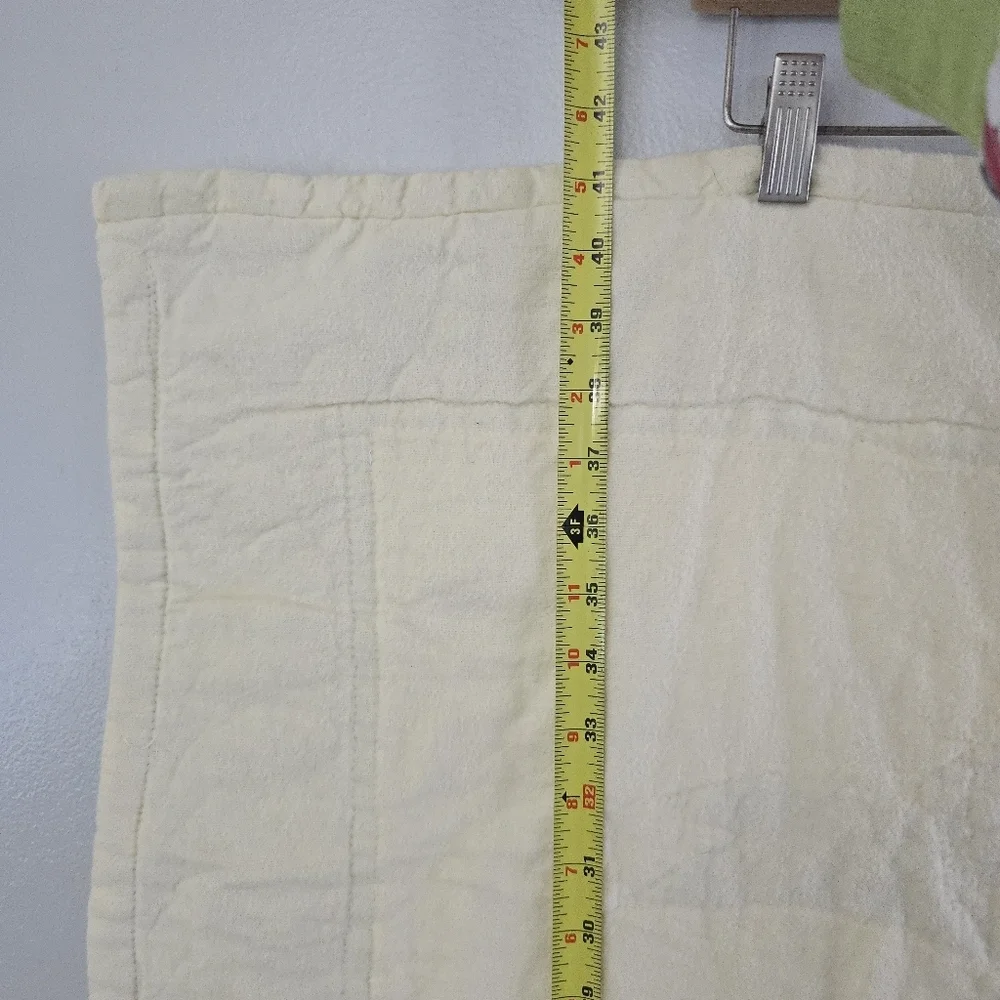 Carousel Baby Blanket 41.5”x32.5” Circus Fair Bunny Bear Duck Quilted